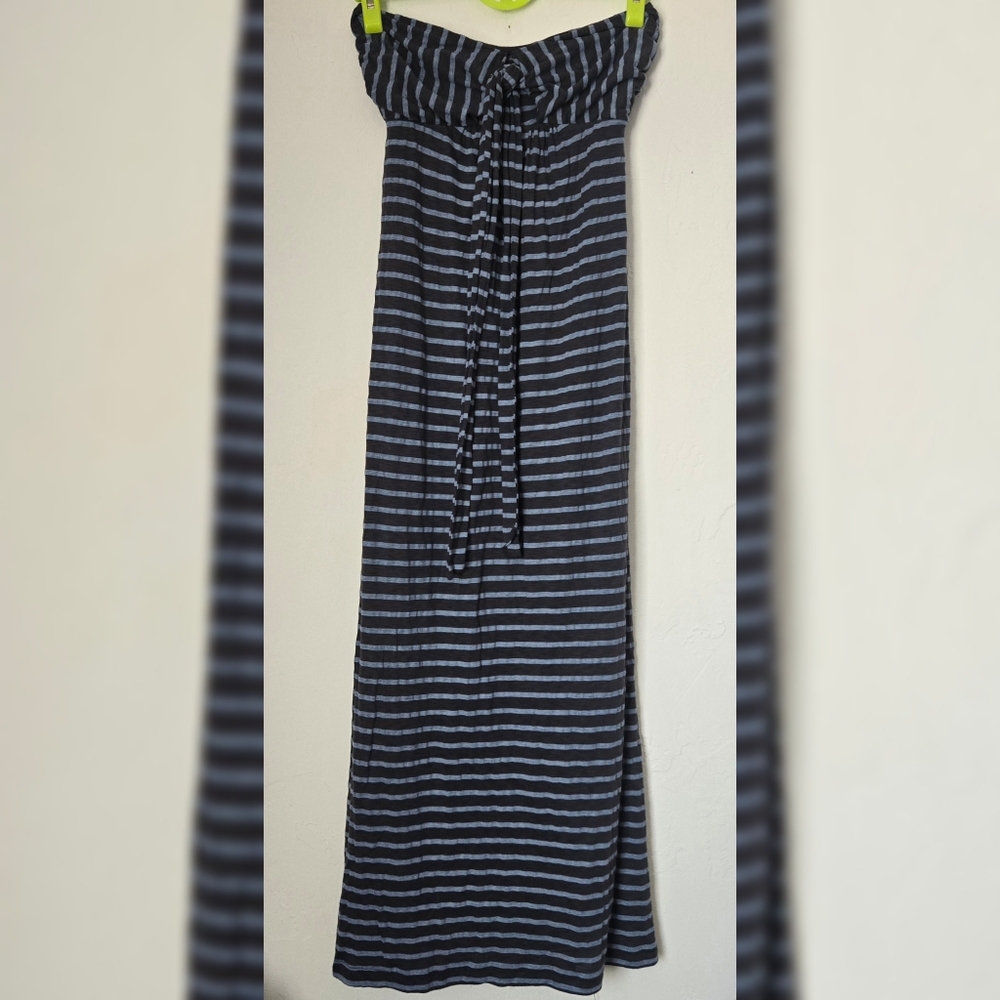 Strapless Splendid Striped Maxi Dress Sz XS